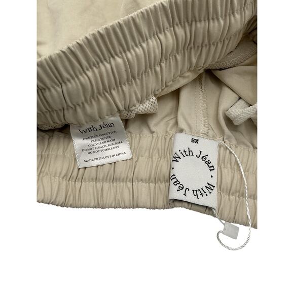 With Denim Jean 'Romeo' Beige Nylon Shorts Size XS - Picture 4 of 4